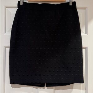 Ann Taylor Black Polka Dot Skirt